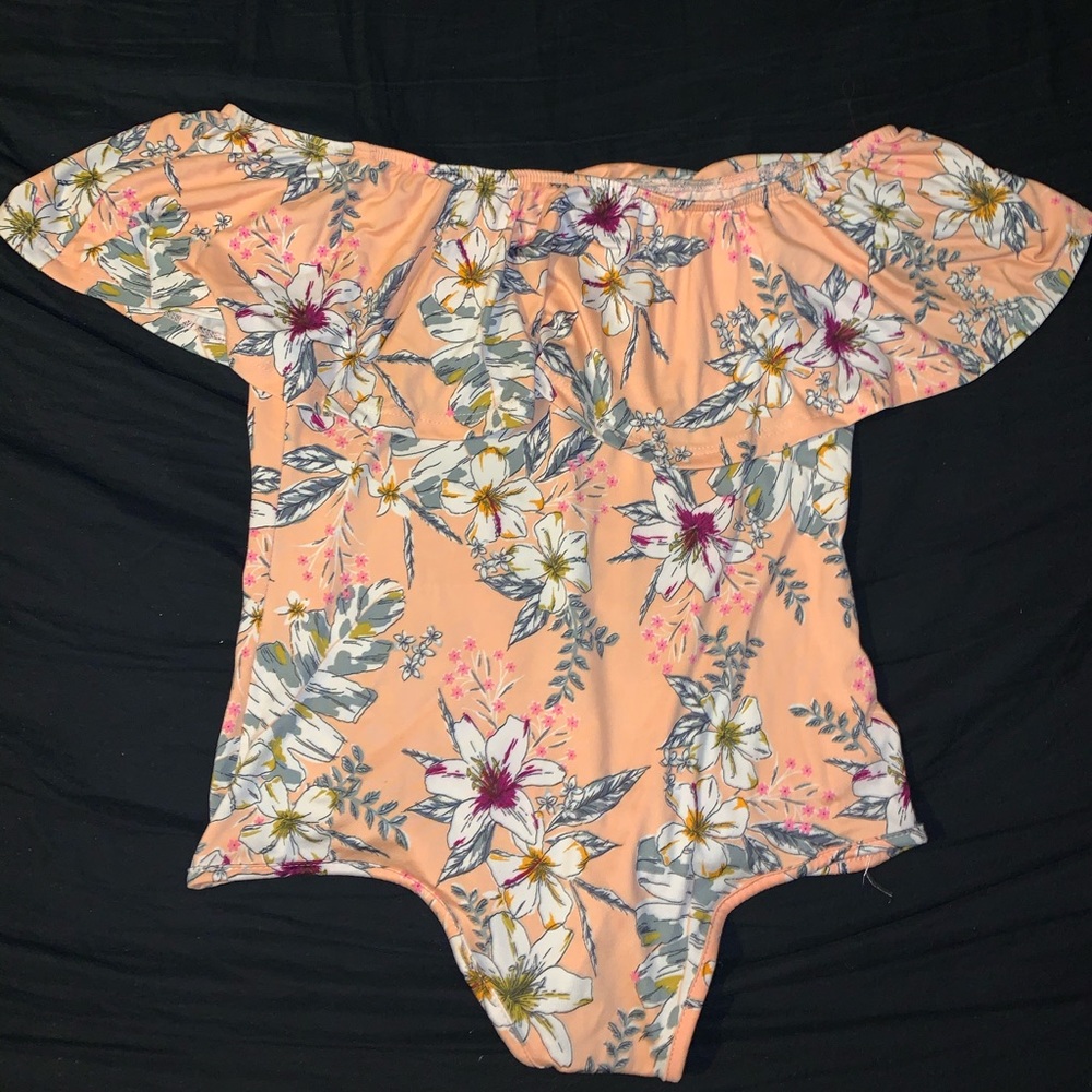 Soft Off the Shoulder Pink Bodysuit